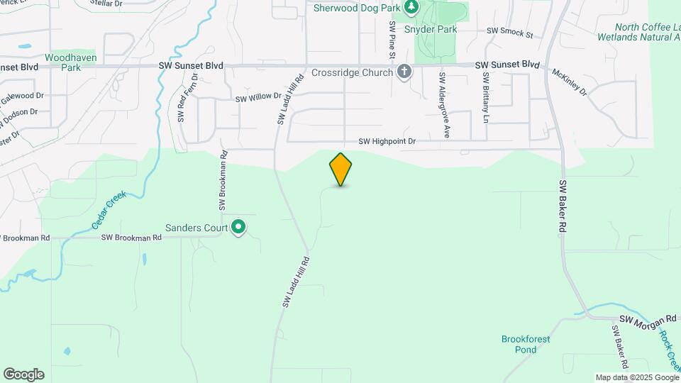 24574 SW Ladd Hill Rd Map and Location Details