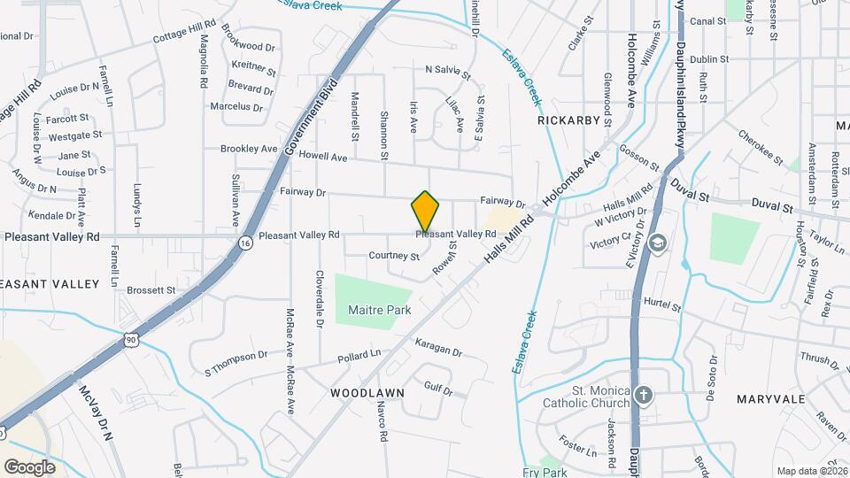 900 Courtney St Map and Location Details