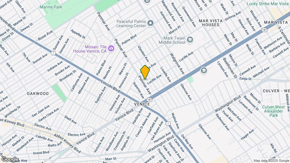 2230 Penmar Ave Map and Location Details