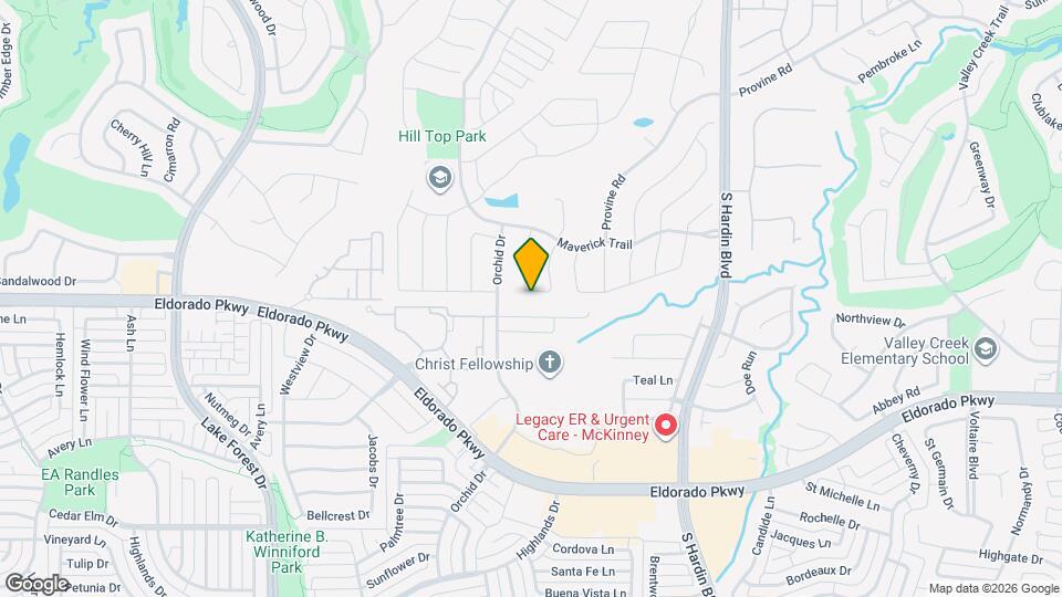 2417 Brenham Dr Map and Location Details