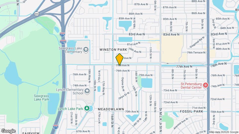 1572 77th Ave N Mapa y Detalles de la Ubicación