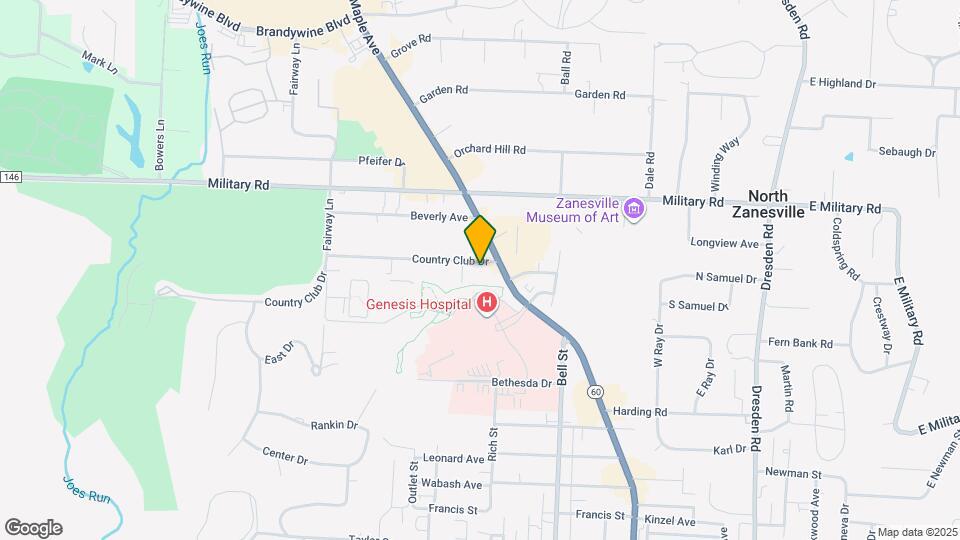 964 Country Club Dr Map and Location Details