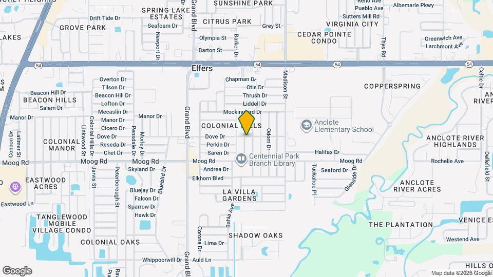 3606 Blackhawk Dr Map and Location Details