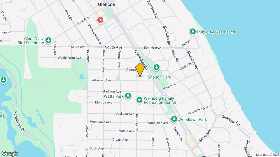 351 Jefferson Ave Map and Location Details