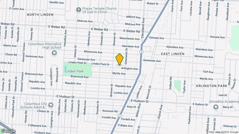 1568 Arlington Ave Map and Location Details