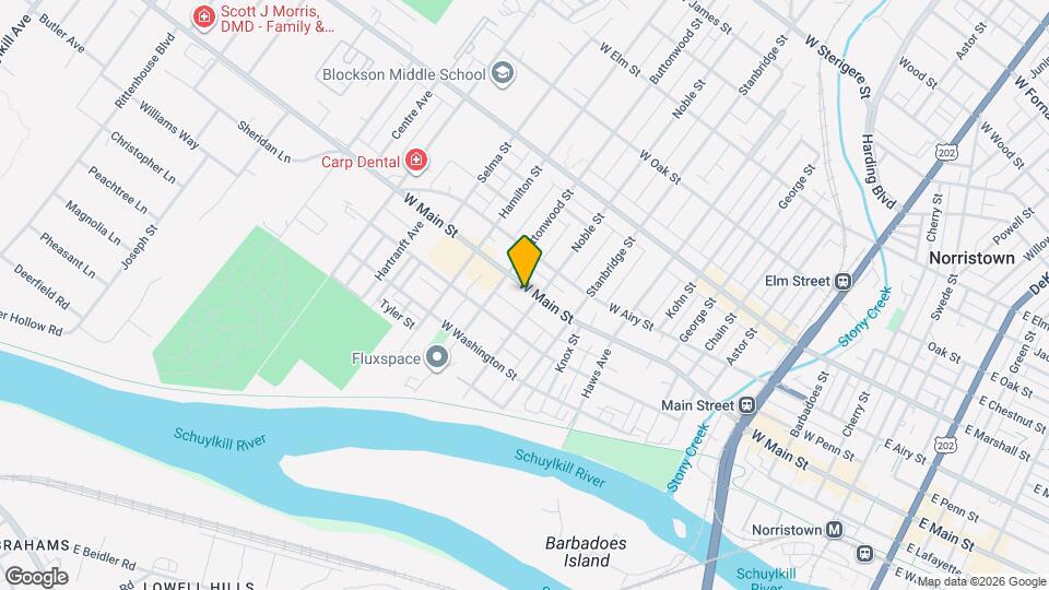 1010 W Main St Map and Location Details