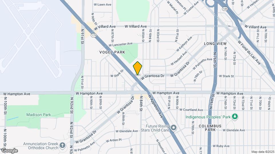 8526 W Appleton Ave Map and Location Details