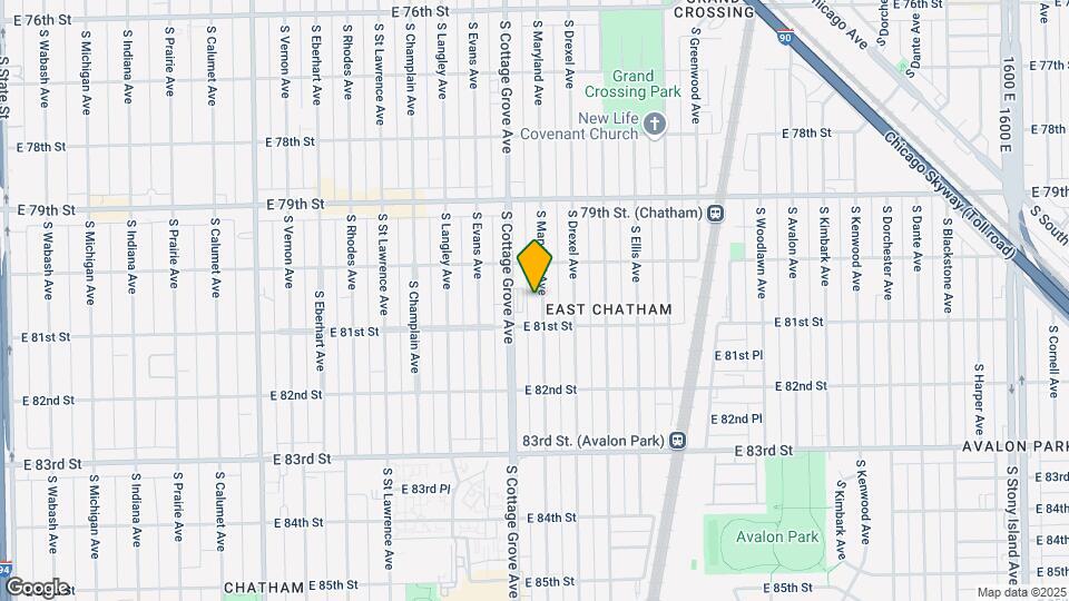 8038 S Maryland Ave, Unit 2 Map and Location Details