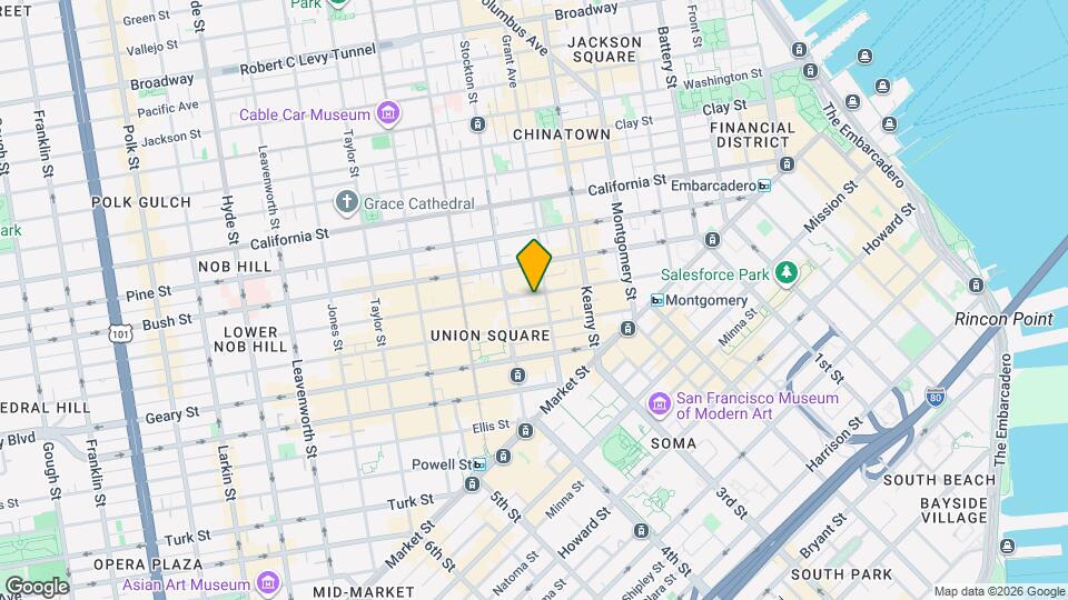 325 Sutter St Map and Location Details
