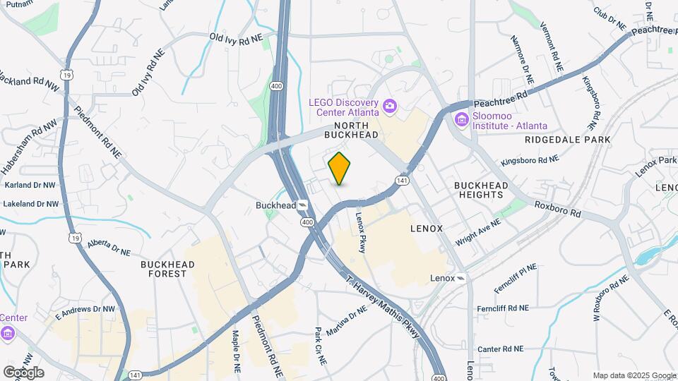 3380 Peachtree St NE Map and Location Details