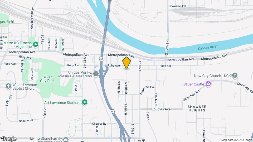 1623 S 16th St Map and Location Details