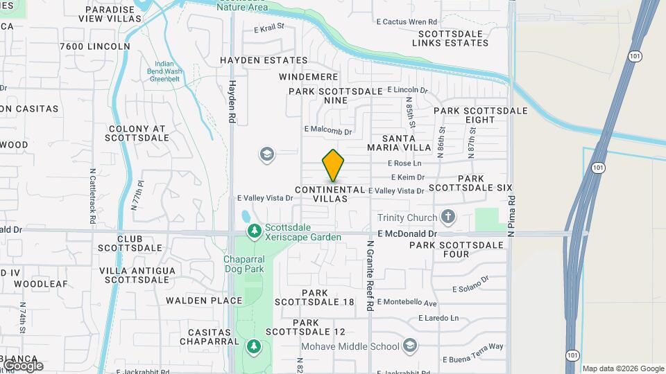 8244 E Valley Vista Dr Map and Location Details