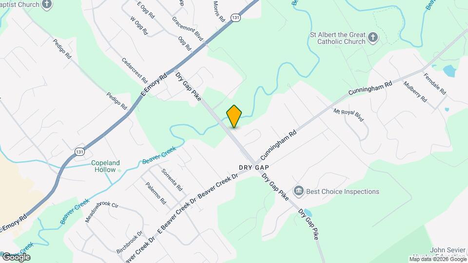 1732 Dry Gap Pike Map and Location Details