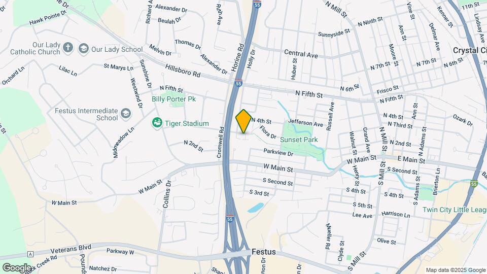 1012 N 3rd St Mapa y Detalles de la Ubicación