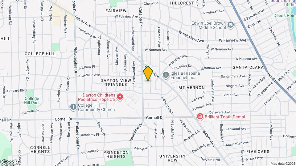 1743 Radcliffe Rd Map and Location Details