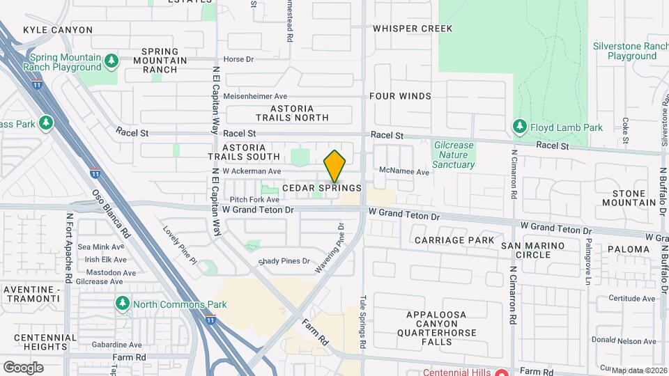 8025 Peaceful Woods St Map and Location Details