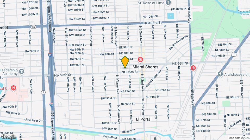 65 NE 95th St Map and Location Details