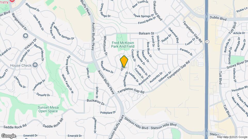 6065 Fescue Dr Map and Location Details
