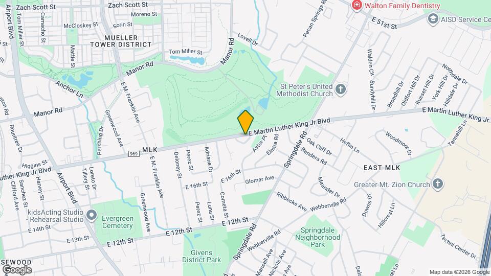 1802 Temple Dr Map and Location Details