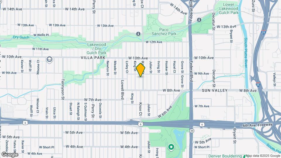 869 Knox Ct Map and Location Details