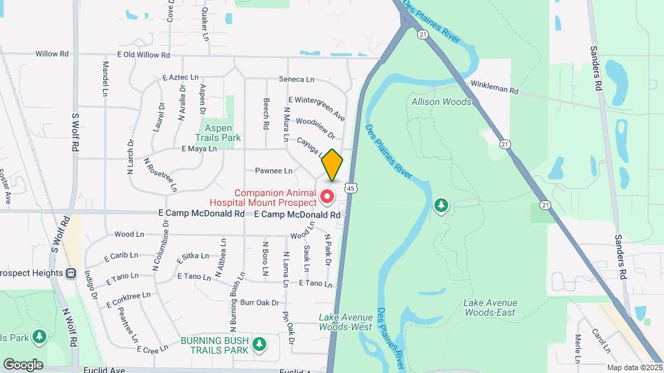 1526 N River West Ct, Unit 2A Mapa y Detalles de la Ubicación