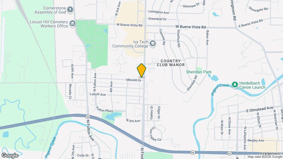 805 W Idlewild Dr Map and Location Details