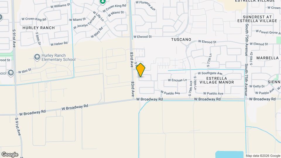 8224 W Encinas Ln Mapa y Detalles de la Ubicación