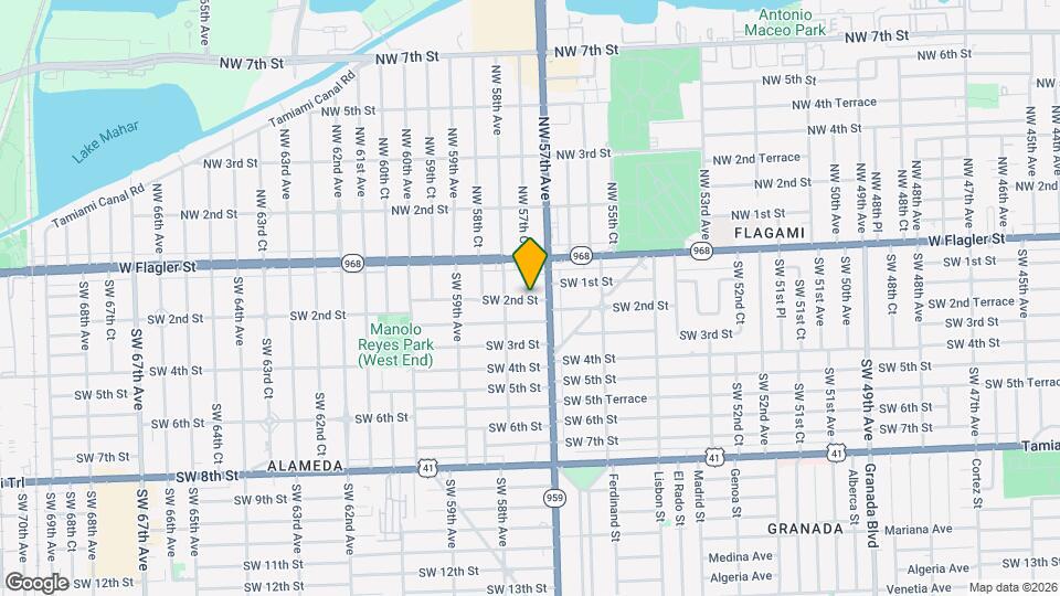 5751 SW 2nd St Mapa y Detalles de la Ubicación