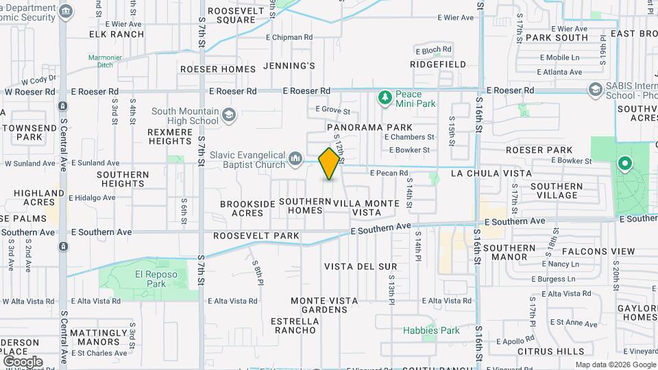 5626 S 11th Pl Map and Location Details