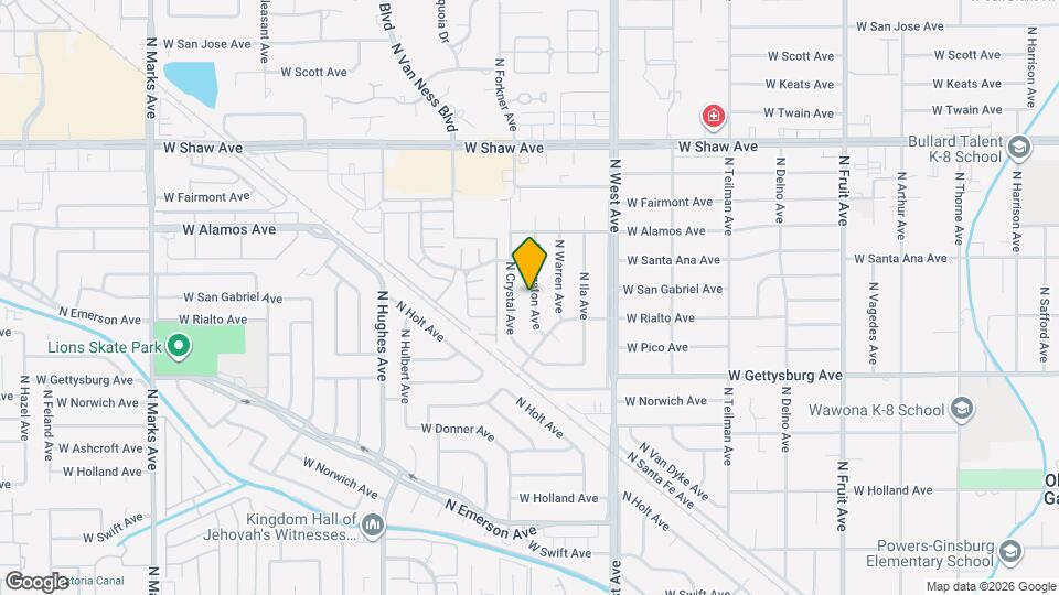 4735 N Bengston Ave Map and Location Details