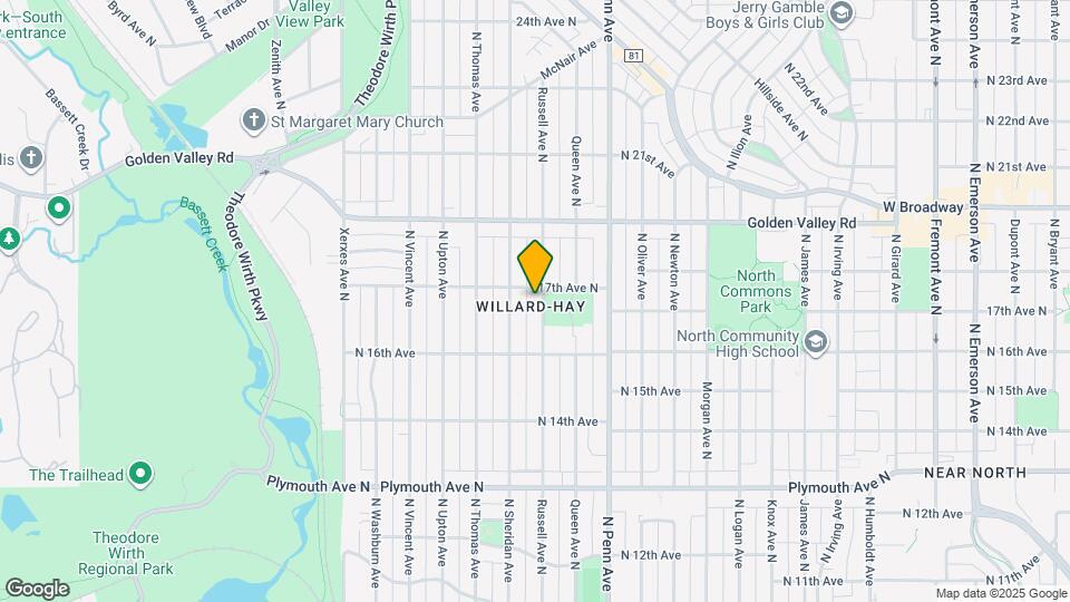 1649 Russell Ave N Map and Location Details