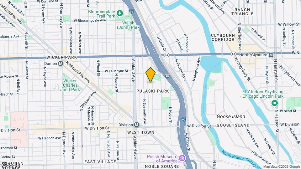 1416 N Greenview Ave Map and Location Details
