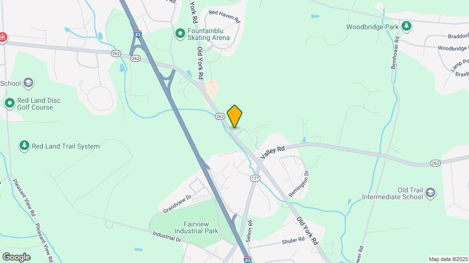 586 Old York Rd Map and Location Details