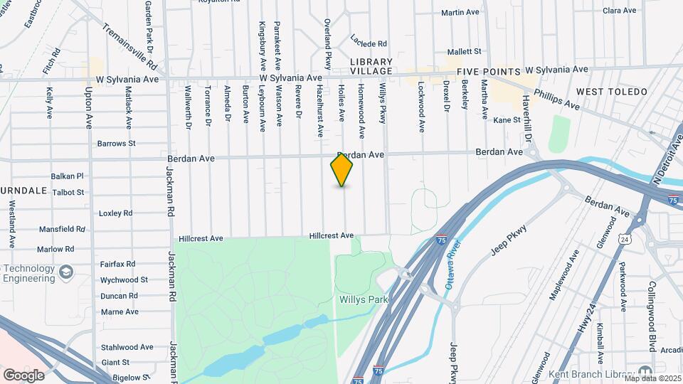3619 Hoiles Ave Map and Location Details