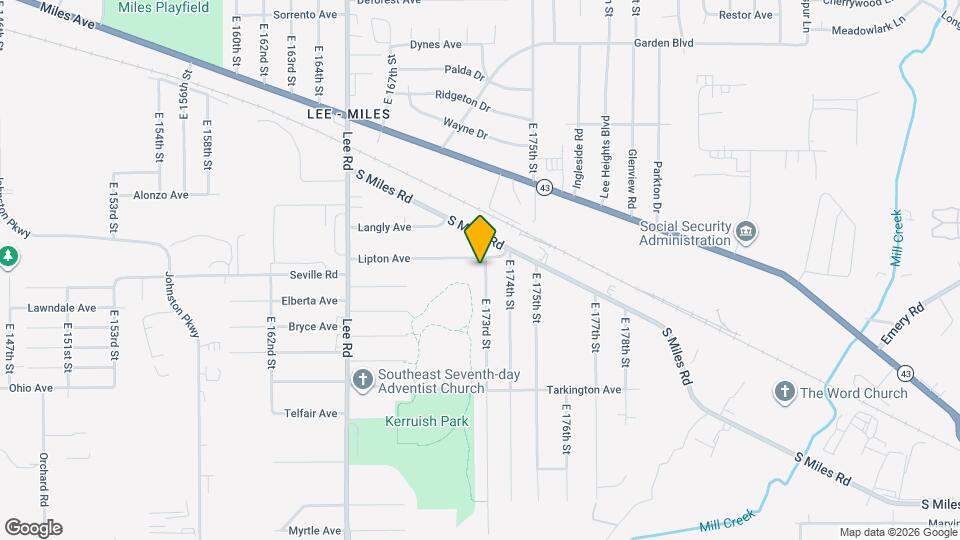 17208 Lipton Ave Map and Location Details