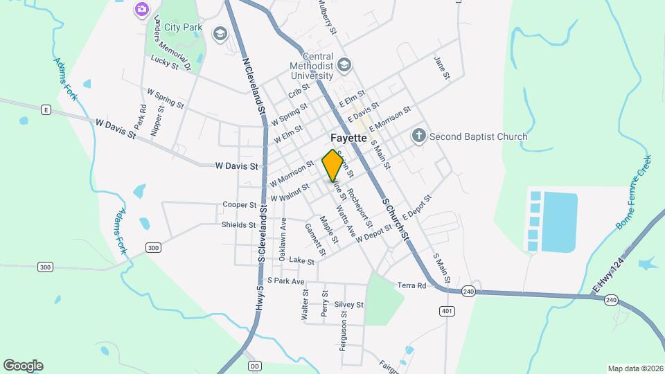 208 Watts Ave Map and Location Details