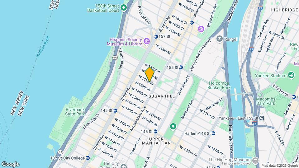 506 West 151st Street Mapa y Detalles de la Ubicación