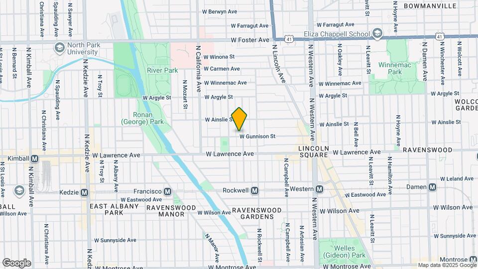 4840 N Talman Ave Map and Location Details