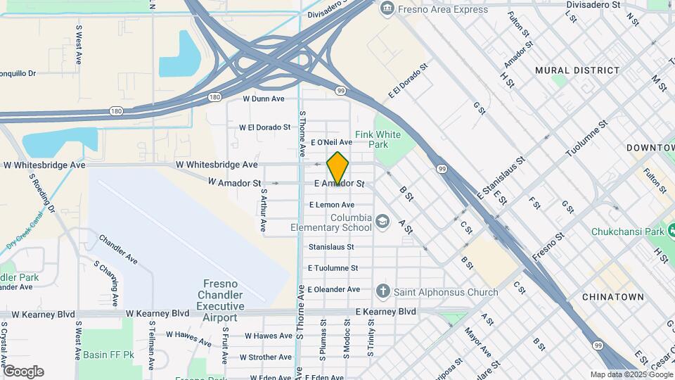 124 E Amador St Map and Location Details