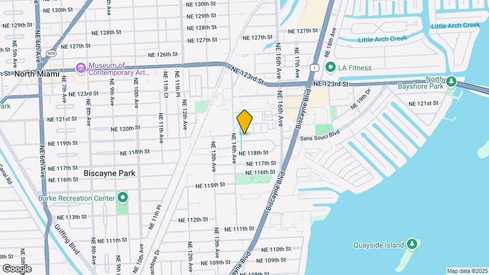 1429-1431 NE 118th Ter Map and Location Details