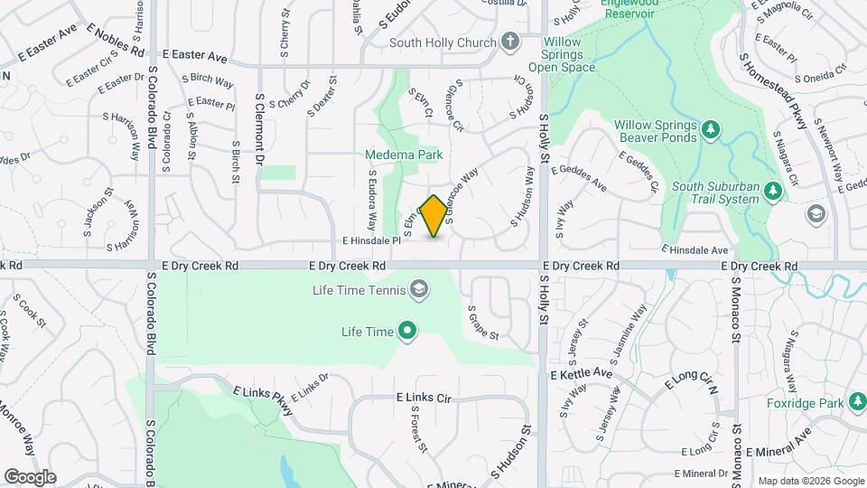 5046 E Hinsdale Pl Map and Location Details