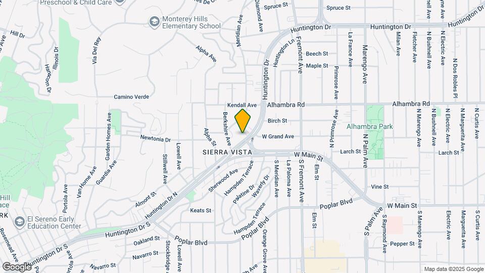 5639 Huntington Dr Map and Location Details