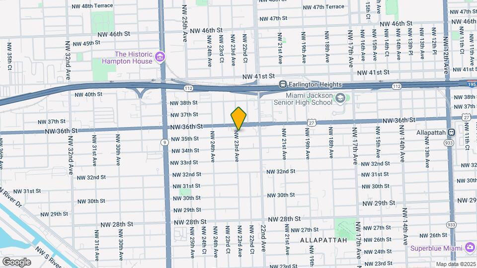 2299 NW 35th St Map and Location Details