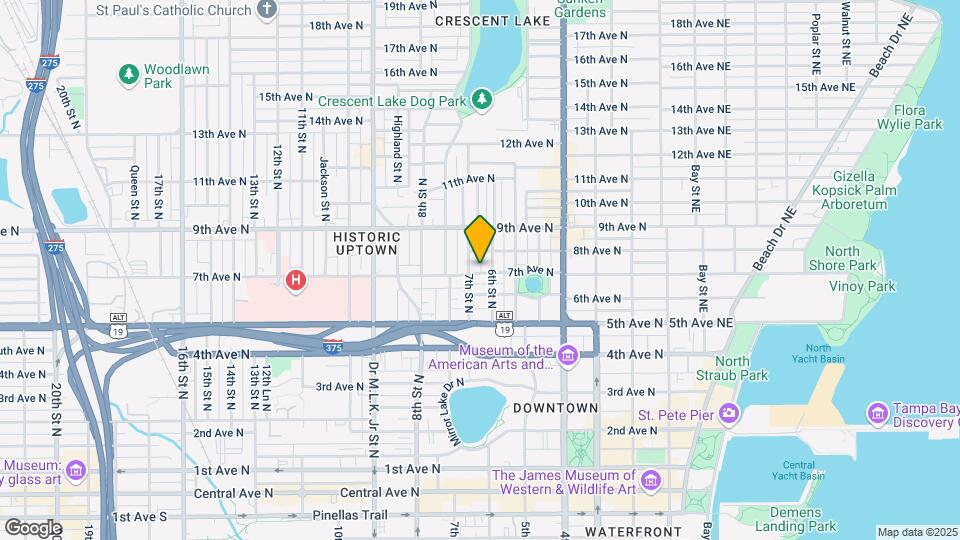 627 7th Ave N Map and Location Details