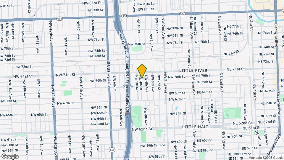 7001 NW 4th Ct Map and Location Details
