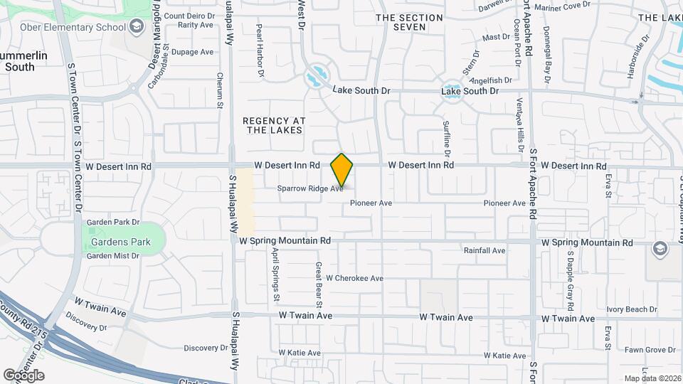 9907 Sparrow Ridge Ave Map and Location Details