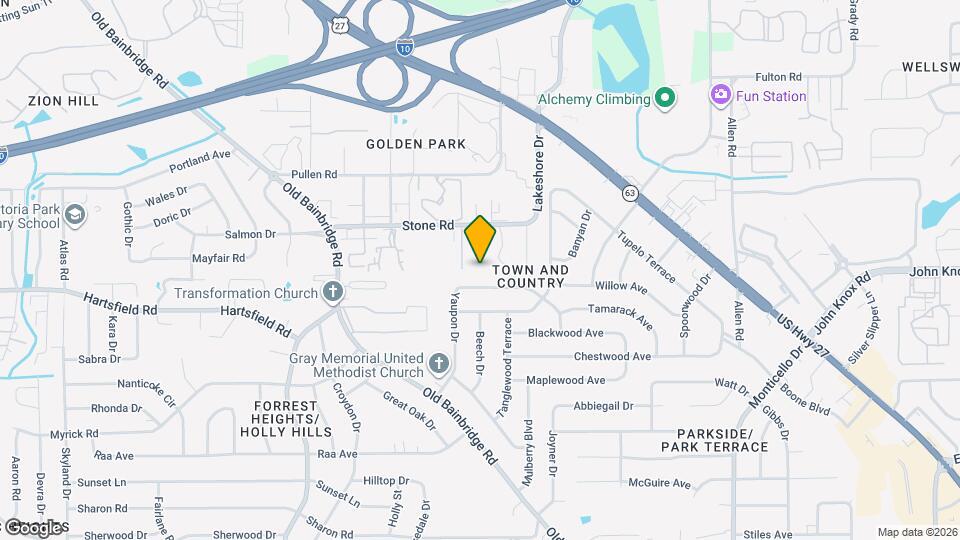2350 Gregory Dr Mapa y Detalles de la Ubicación