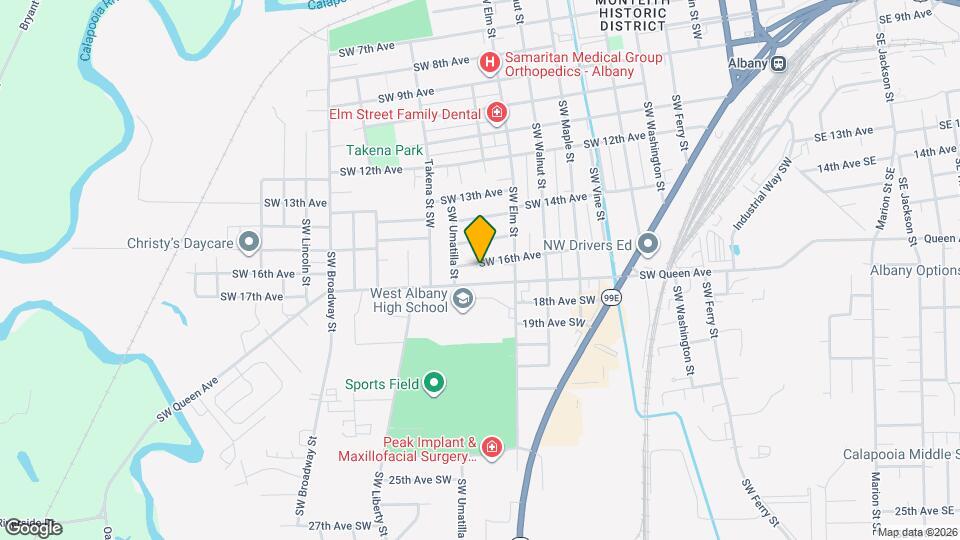 1070 SW 16th Ave Map and Location Details