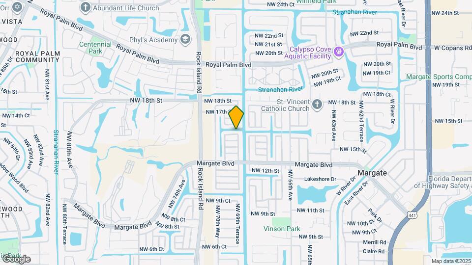 6905 NW 15th St Map and Location Details