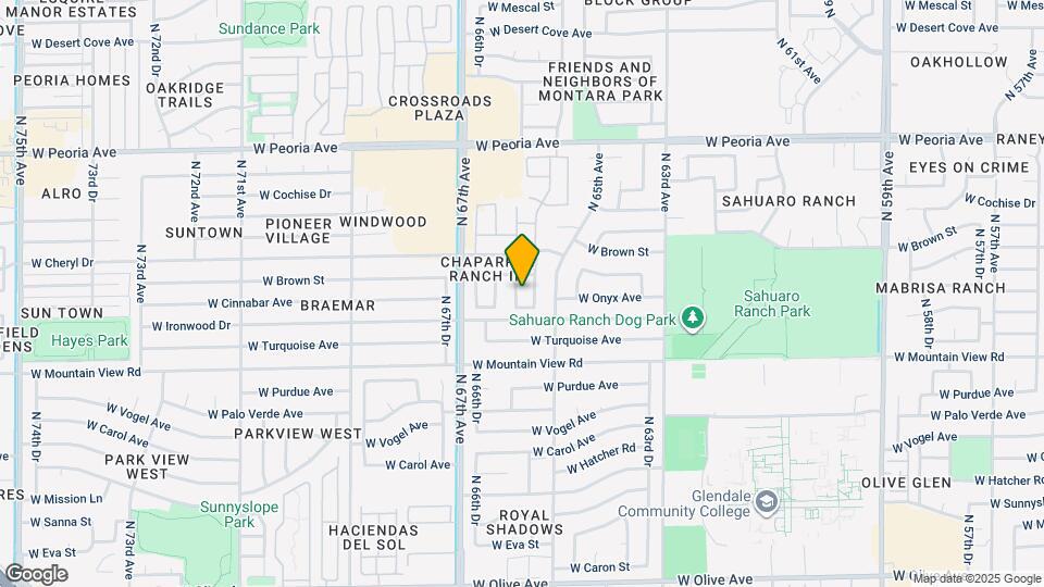 10017 N 66th Ave Mapa y Detalles de la Ubicación